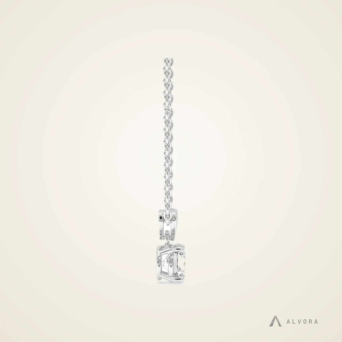 Coralie Pendant, pendant lab-grown diamond pendant