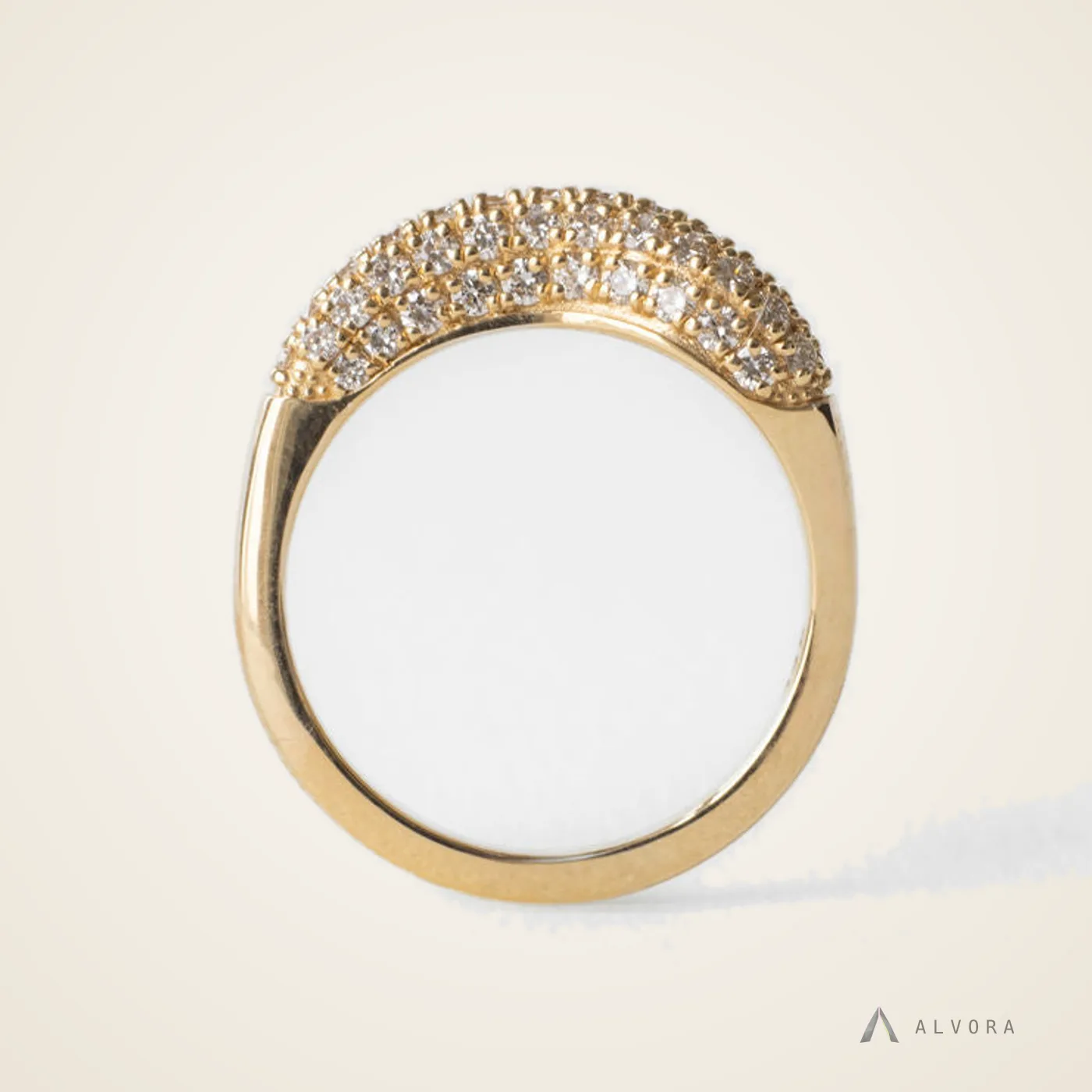 Aurel Oval East-West, oval east-west lab-grown diamond engagement ring