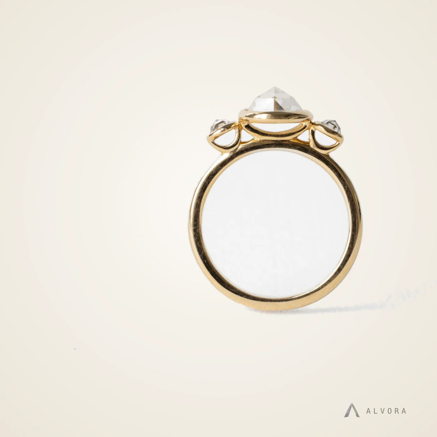 Marisol Oval Solitaire, oval solitaire lab-grown diamond engagement ring