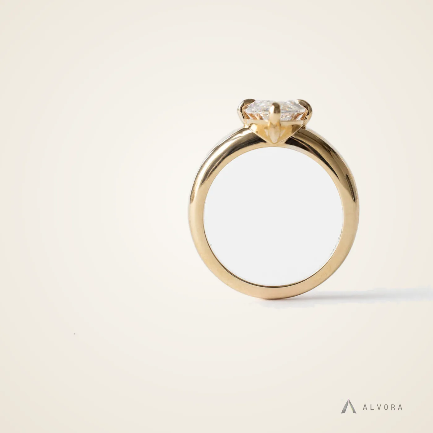 Odessa Marquise Solitaire, marquise solitaire lab-grown diamond engagement ring