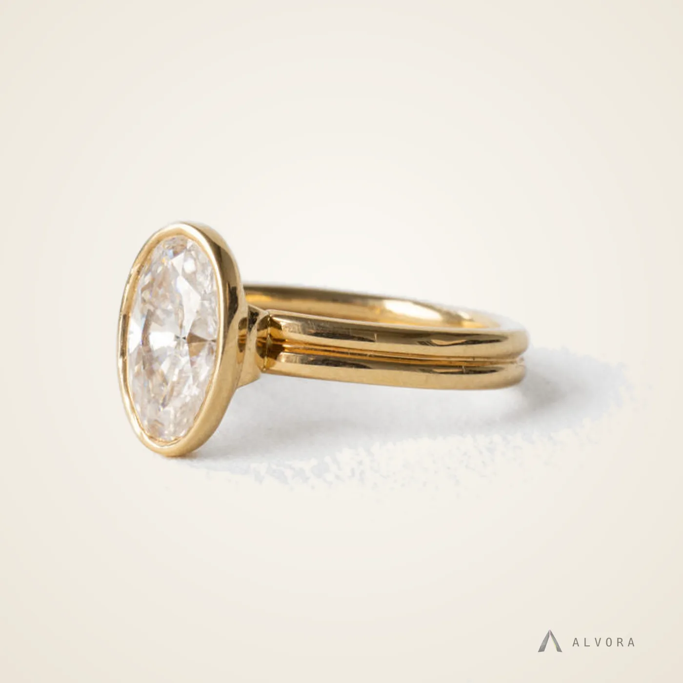 Sidonie Solitaire, solitaire lab-grown diamond engagement ring