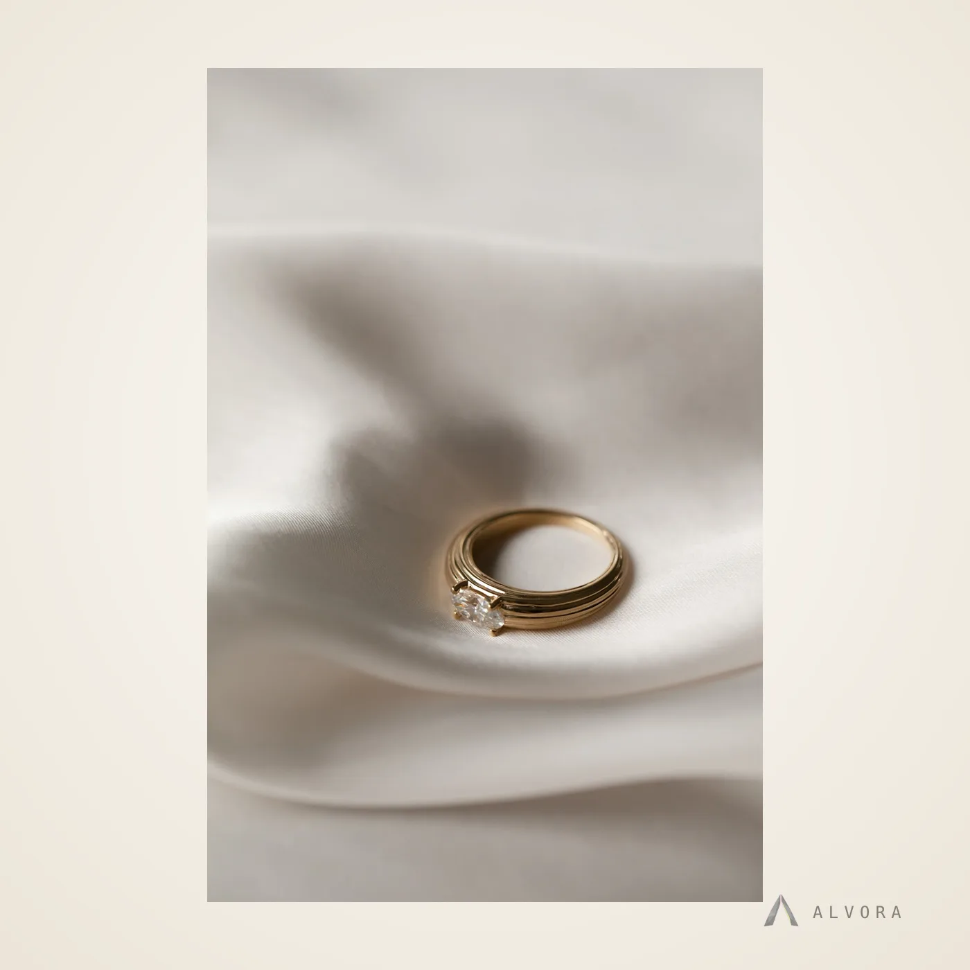 Tessaly Solitaire, solitaire lab-grown diamond engagement ring