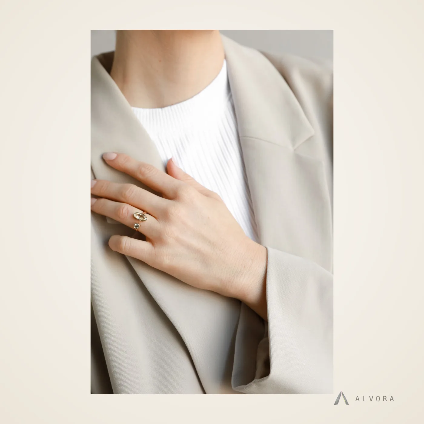 Quenby Heritage, heritage lab-grown diamond engagement ring