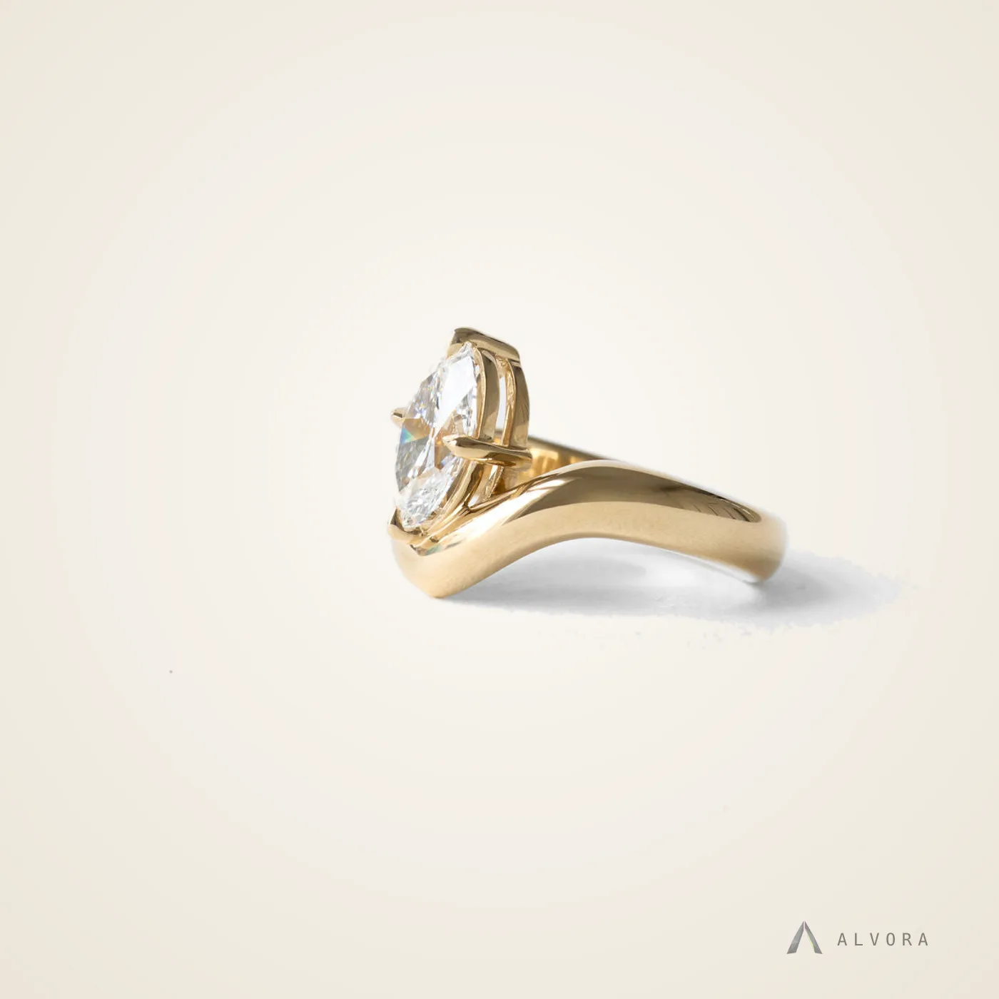 Federica Heritage, heritage lab-grown diamond engagement ring