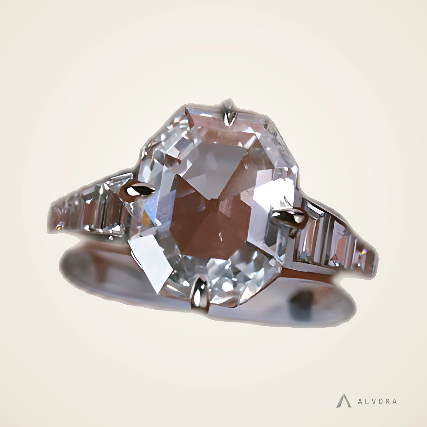 Kallista Solitaire, solitaire lab-grown diamond engagement ring