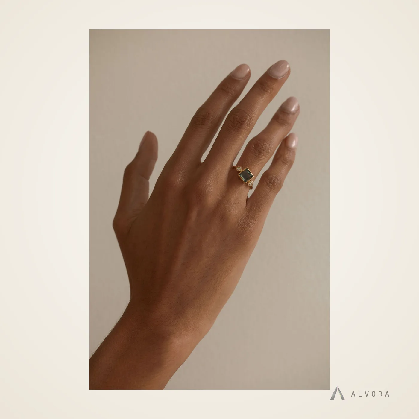 Ione Solitaire, solitaire lab-grown diamond engagement ring