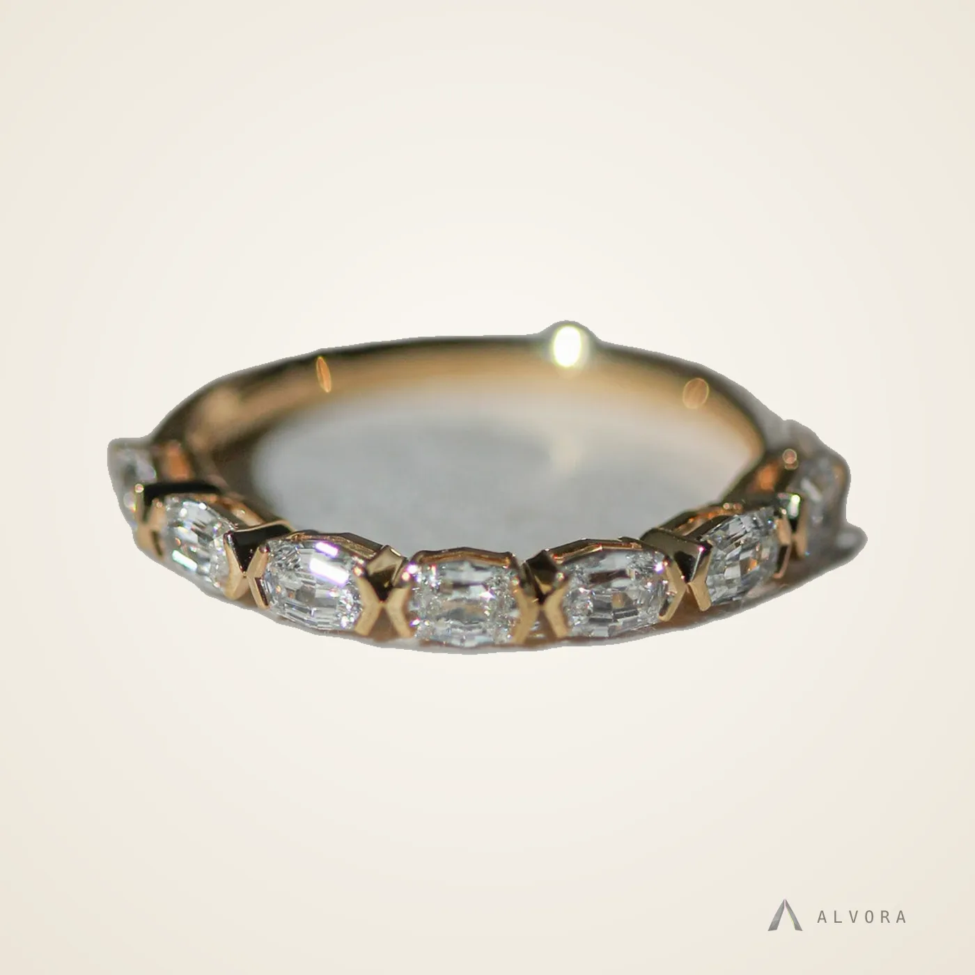 Domenica Elongated Cushion Solitaire, elongated cushion solitaire lab-grown diamond engagement ring