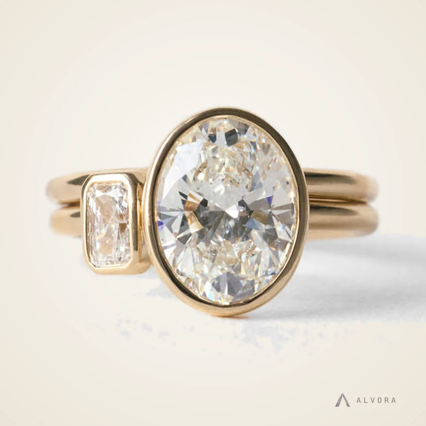 Elspeth Solitaire, solitaire lab-grown diamond engagement ring