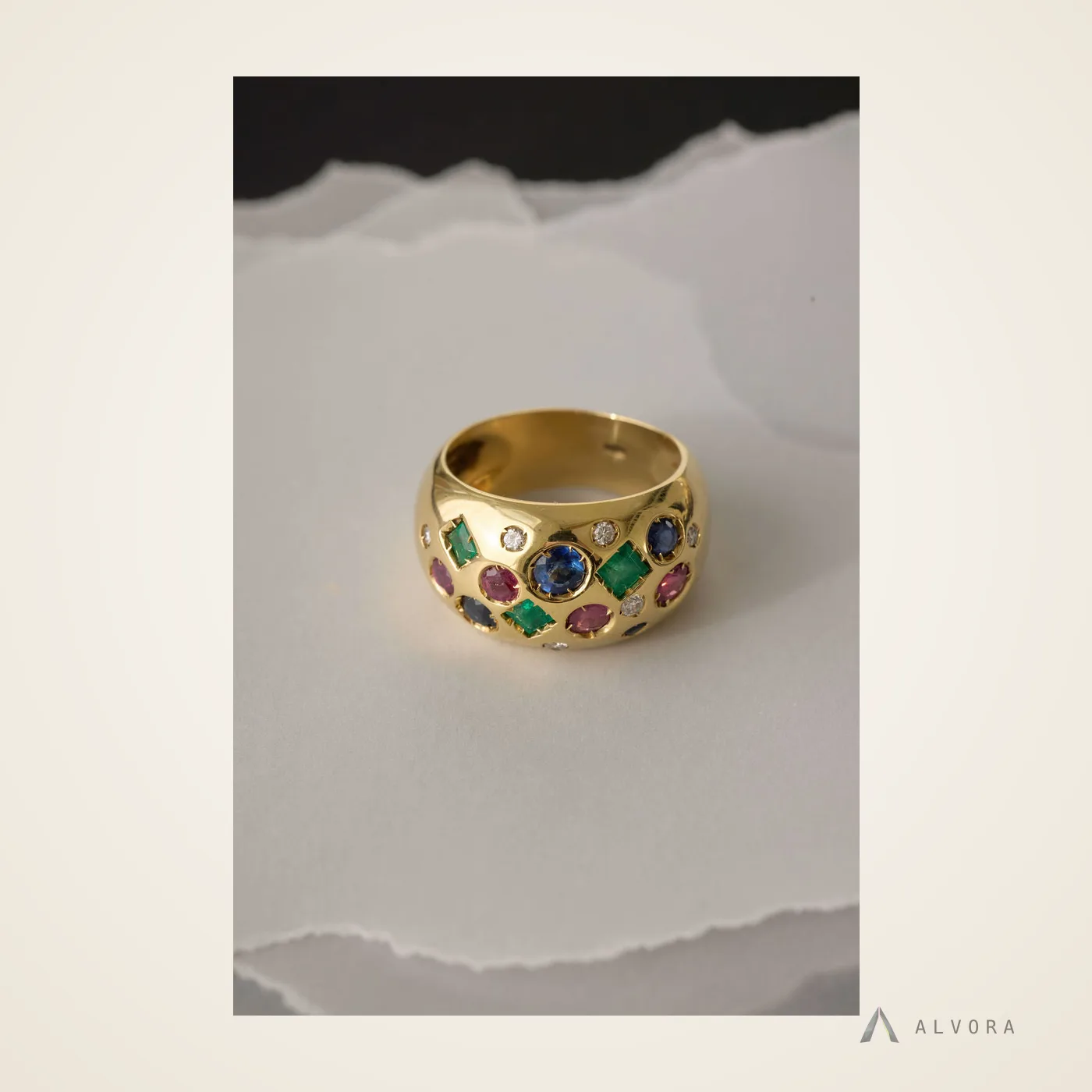 Rosalba Heritage, heritage lab-grown diamond engagement ring